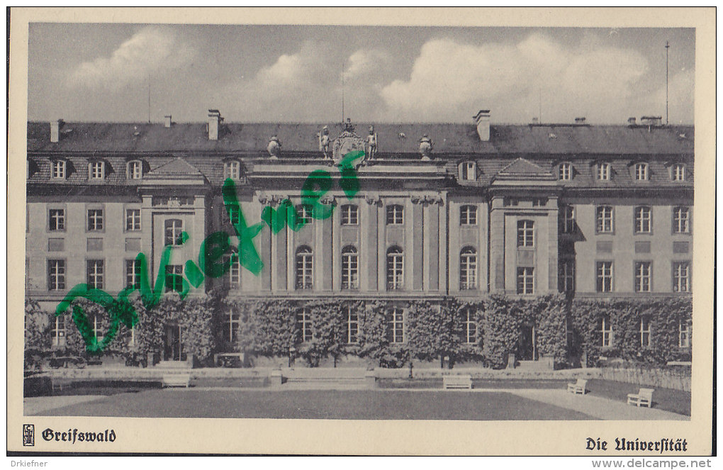 Greifswald, Universität, Um 1940 - Greifswald