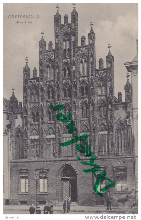 GREIFSWALD, Altes Haus, Um 1905 - Greifswald