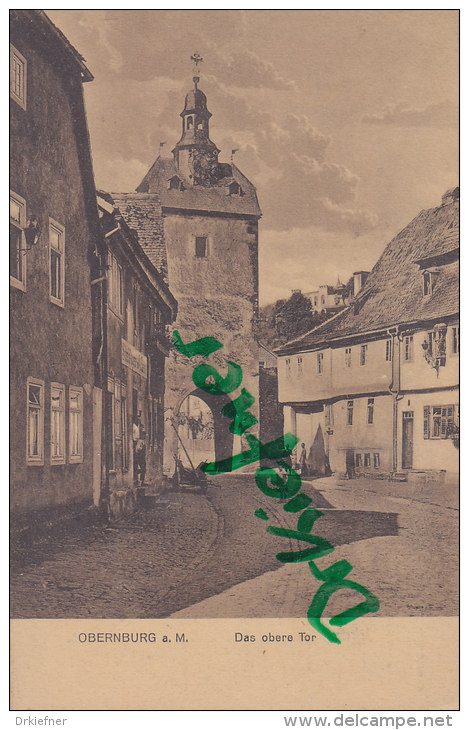 Obernburg A.M., Das Obere Tor, Um 1920 - Miltenberg A. Main