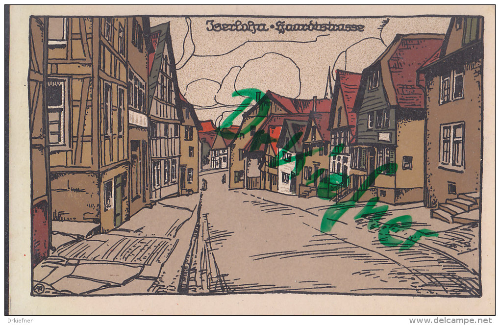 LITHO: Iserlohn, Haardtstrasse, Um 1910 - Soest