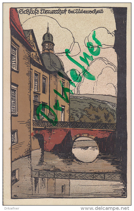 LITHO: Schloss Neuenhof Bei Lüdenscheid, Um 1910 - Luedenscheid