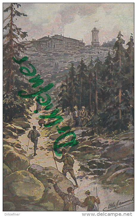 Aufstieg Zum Brocken, Otto Hammel, Um 1905 - Schierke