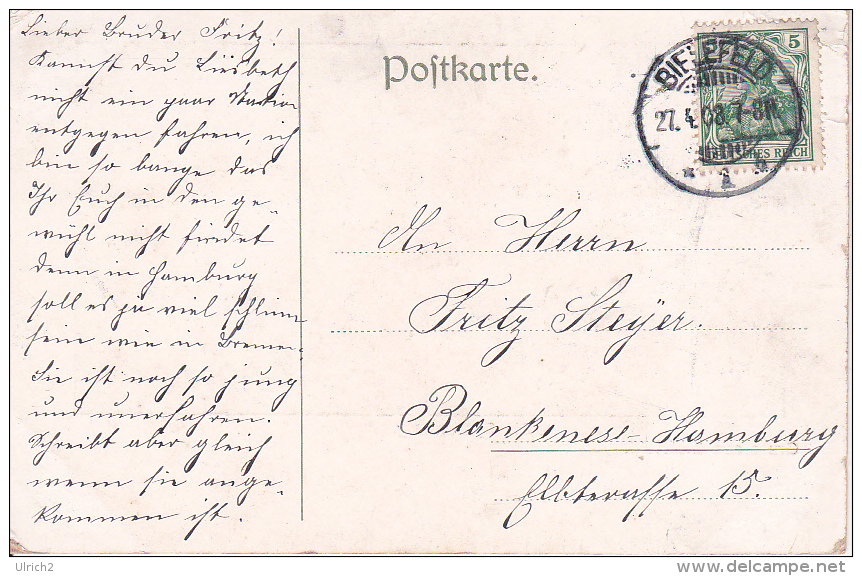 AK Gruss Aus Bielefeld - Die Sparenburg - 1908 (18667) - Bielefeld