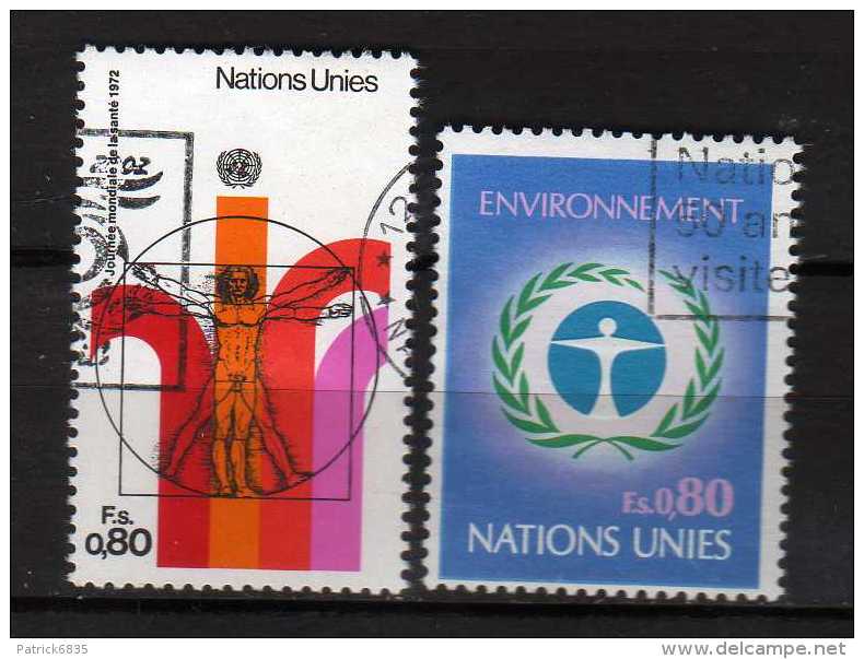 ONU Ginevra ° - 1972 -  Zum. 24 -26. Usato - Used Stamps