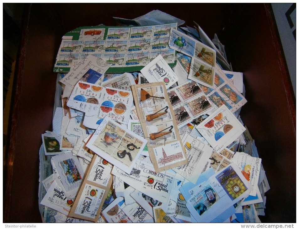 Kiloware Spanien / Spain 500g NUR Sondermarken Viele € Neuheiten - Lots & Kiloware (mixtures) - Min. 1000 Stamps