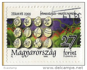 HUNGARY - 1999. Easter I./ Decorated Eggs USED!!   I.   Mi 4526. - Gebruikt