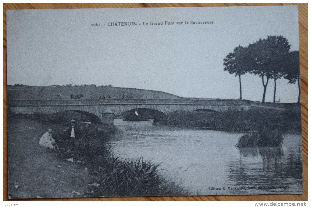 90 : Châtenois - Le Grand Pont Sur La Savoureuse - Animée : Petite Animation - (n°4601) - Châtenois-les-Forges