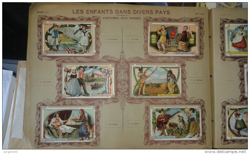 Album des Chromos Meurisse, Chocolat Anvers, 1910, compleet album (E00144)