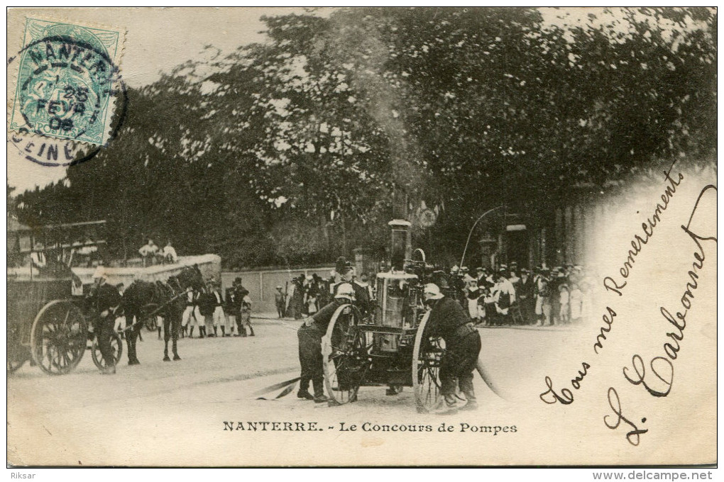 SAPEURS POMPIERS(NANTERRE) - Sapeurs-Pompiers