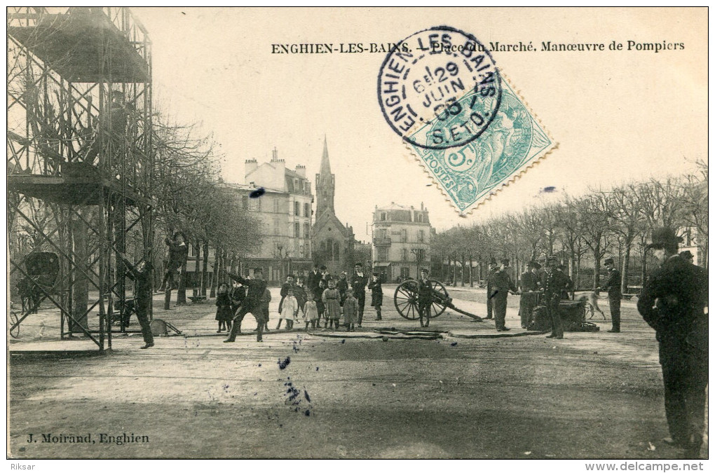 SAPEURS POMPIERS(ENGHIEN LES BAINS) - Firemen