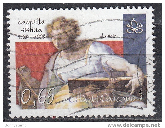 Vaticano, 2008 - Cappella Sistina, 65 Cent - Nr.1471 - Usato° - Gebraucht