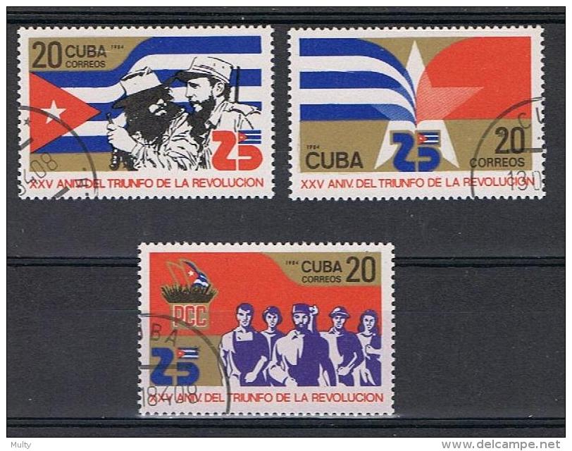 Cuba Y/T 2510 / 2512 (0) - Oblitérés