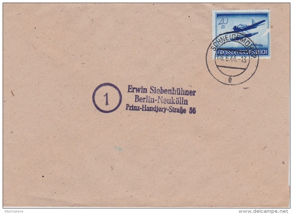 ALLEMAGNE 1944 LETTRE DE BERNBURG - Briefe U. Dokumente