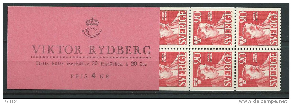 Suède 1945 Carnet C 315a Neuf Viktor Rydberg - 1904-50