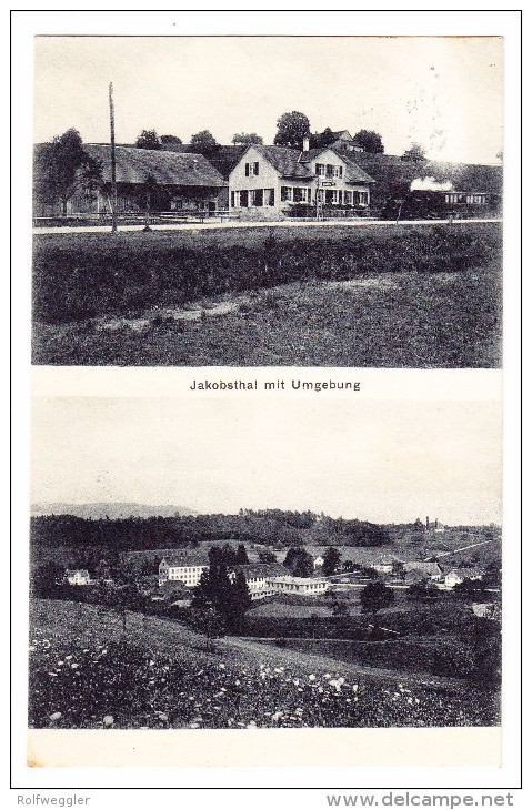 AK CH TG Jakobsthal Mit Umgebung Ges. 9.7.1922 Foto Schönenberger - Other & Unclassified