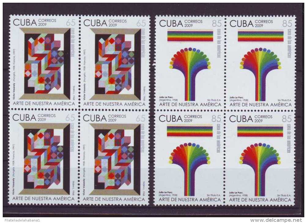 2009.21 CUBA 2009 COMPLETE SET BLOCK 4 MNH 2009 UNUSED. ART OF LATIN AMERICA. ARTE DE NUESTRA AMERICA. - Ongebruikt