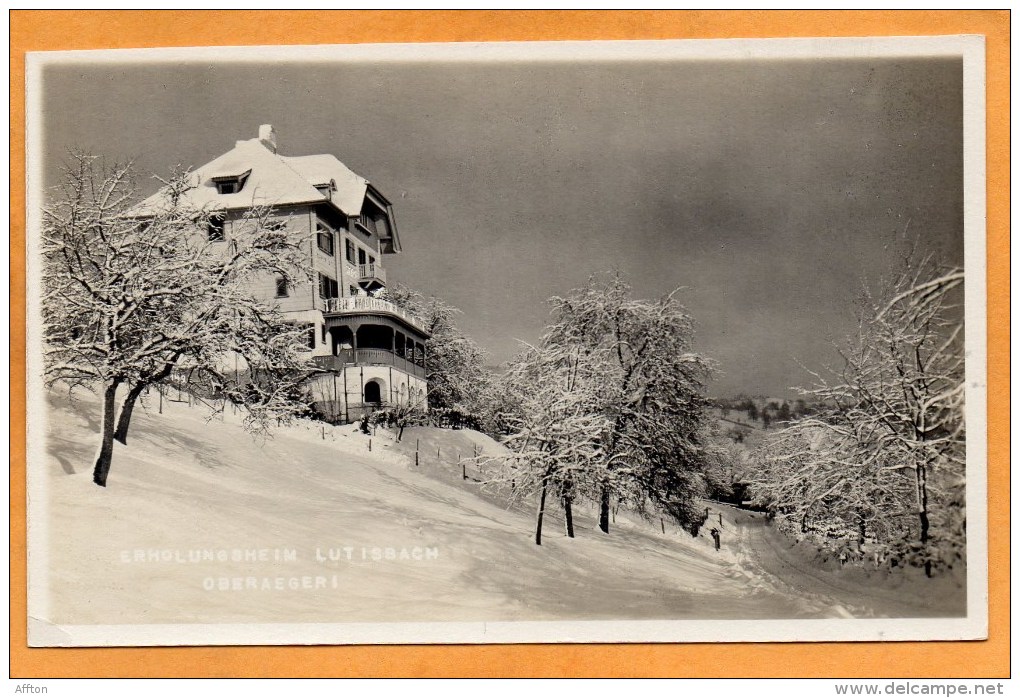 Lutisbach Oberageri Ageri Old Postcard - Oberägeri