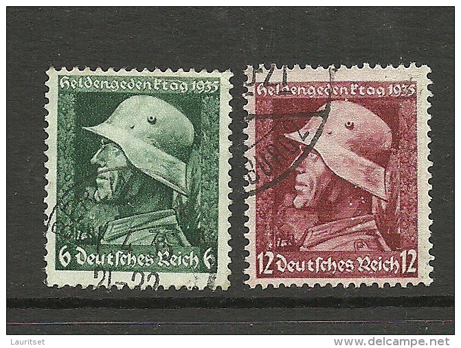Deutsches Reich 1935 Michel 569 - 570 O - Gebraucht
