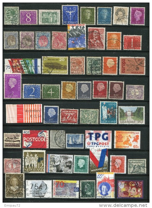 PAYS-BAS- Lot De Timbres Oblitérés - Collections