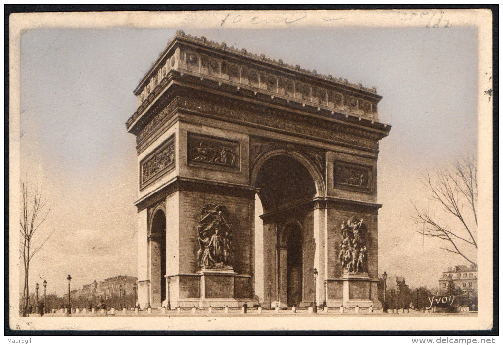 FRANCE PARIS DEPART 22 VI 1924 - OLYMPIC GAMES PARIS 1924 - MAILED POSTCARD: L'ARC DE TRIOMPHE - Estate 1924: Paris