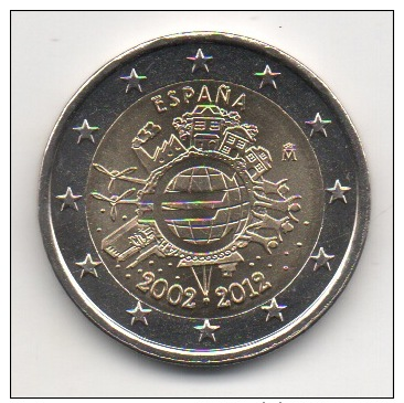 ESPAGNE - 2€ Commémorative 2012 - UNC - Neuve - Espagne