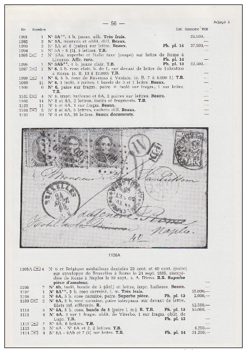 Balasse : La Collection Hecq De Dour - Allemagne, Italy, Luxembourg, Grande-Bretagne - 5/11 Février 1966
