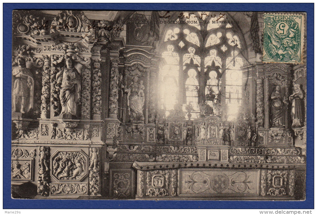 29 PLOMODIERN Eglise De Sainte-Marie Du Menez-Hom, Le Maitre-autel - Plomodiern