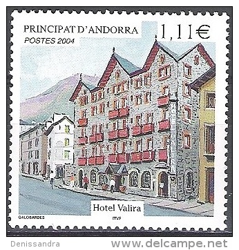 Andorre Français 2004 Michel 614 Neuf ** Cote (2008) 4.40 Euro Hôtel Valira - Ungebraucht