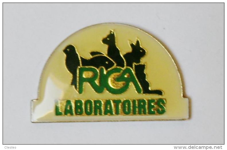 Pin's Médical Santé Vétérinaire Riga Laboratoires - C015 - Autres & Non Classés