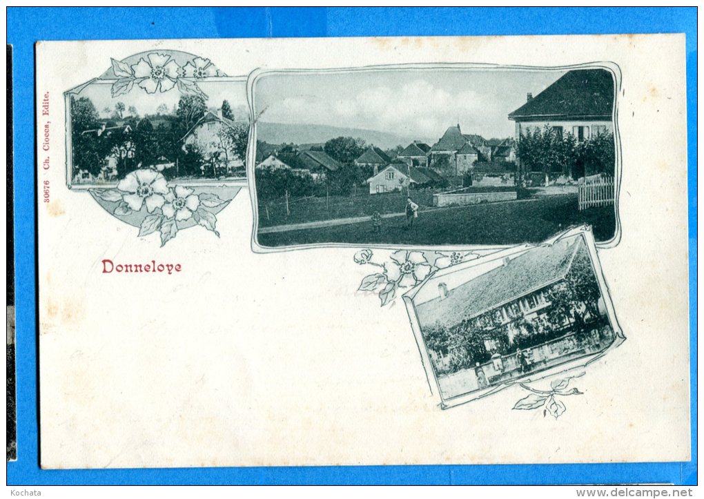 GG335, Donneloye Près Yverdon, Précurseur, Circulée 1901 - Donneloye