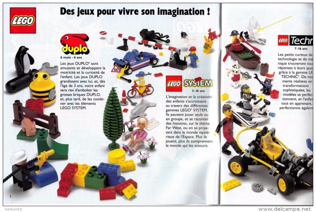 UN CATALOGUE LEGO DE 1996 NEUF DE 56 PAGES EN COULEUR VENDU EN L'ETAT TECHNIC SYSTEM DUPLO... - Cataloghi