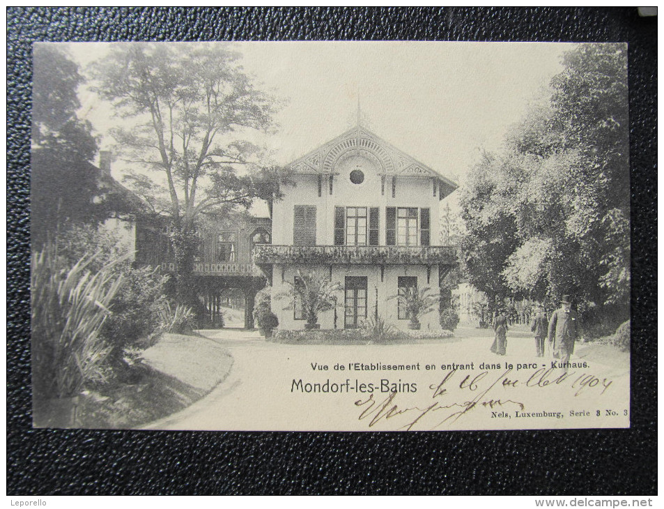 AK BAD MONDORF Les Bains Kurhaus 1904//// D*17463 - Bad Mondorf