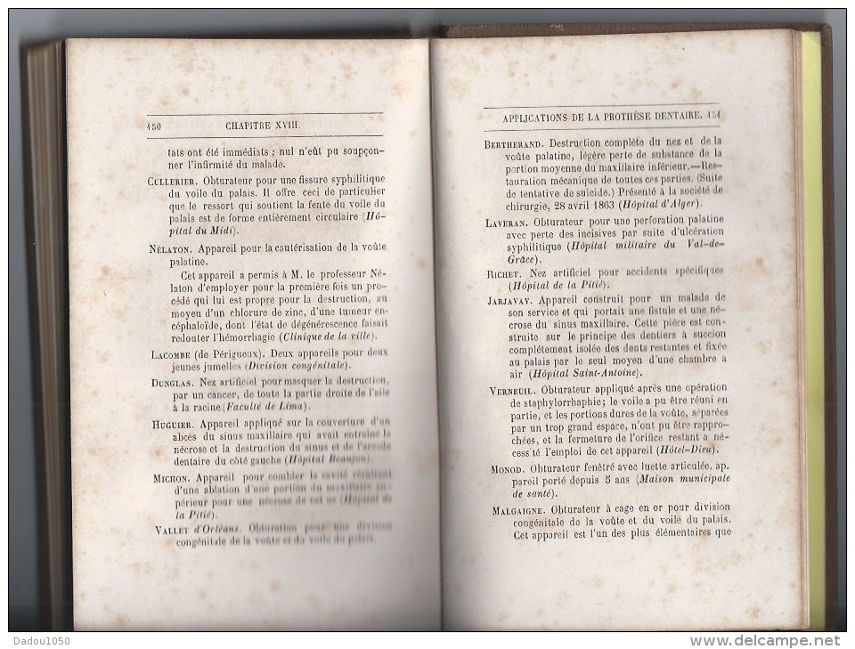 Les Dents,stucture Et Développement ,conservation 1866 - Enzyklopädien