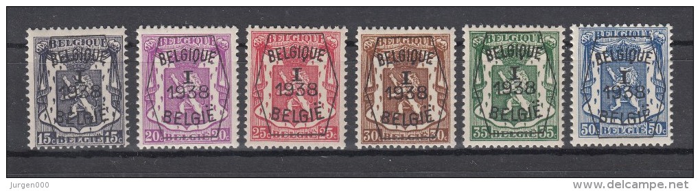 PRE333/PRE338 **, Cote = 200 € (X22152) - Typo Precancels 1936-51 (Small Seal Of The State)