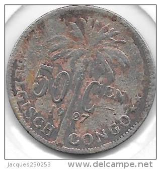 50 Centimes Congo-Belge 1927 FL - 1910-1934: Albert I