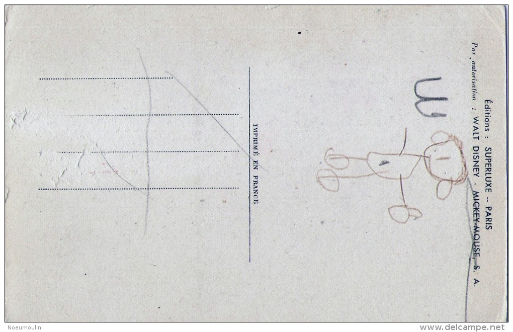 CPA - BLANCHE-NEIGE N° 12 - éditions Superluxe - Paris, Par Autorisation De WALT DISNEY-MICKEY MOUSE, S.A - Autres & Non Classés