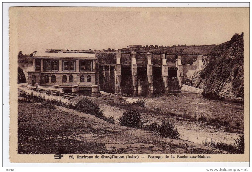 2876 Postal Francia  Indre Ek Environs De Gargilesse . Barrage De La Roche Aux Moines - Otros & Sin Clasificación