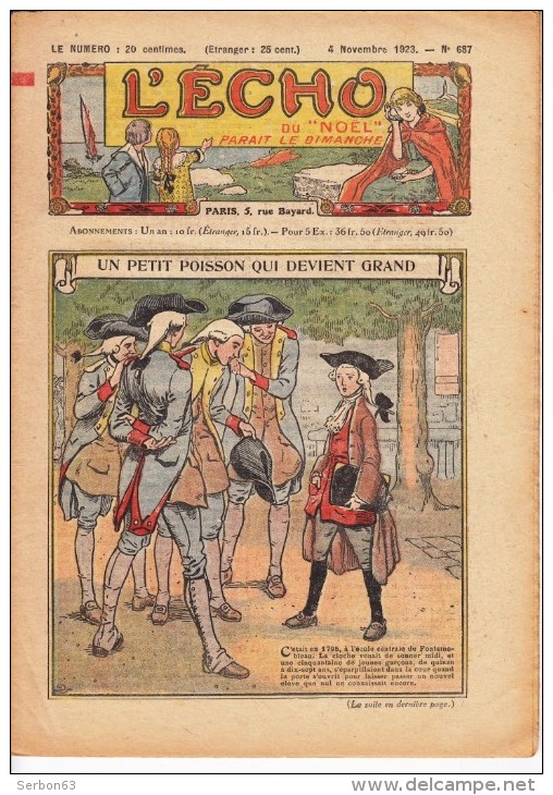 1 L'ECHO DU NOEL N° 687 DU 4 NOVEMBRE 1923 COMPLET 16 PAGES CORRECTE - L'Echo Du Noël