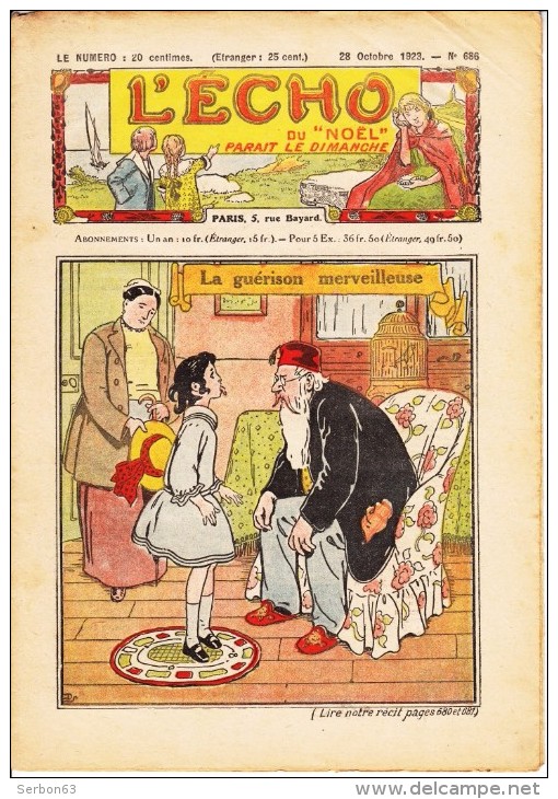 1 L'ECHO DU NOEL N° 686 DU 28 OCTOBRE 1923 COMPLET 16 PAGES CORRECTE - L'Echo Du Noël