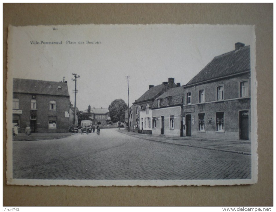 Ville-pommeroeul, Place Des Bouloirs, 1951, Belle Oblitération (i1) - Bernissart