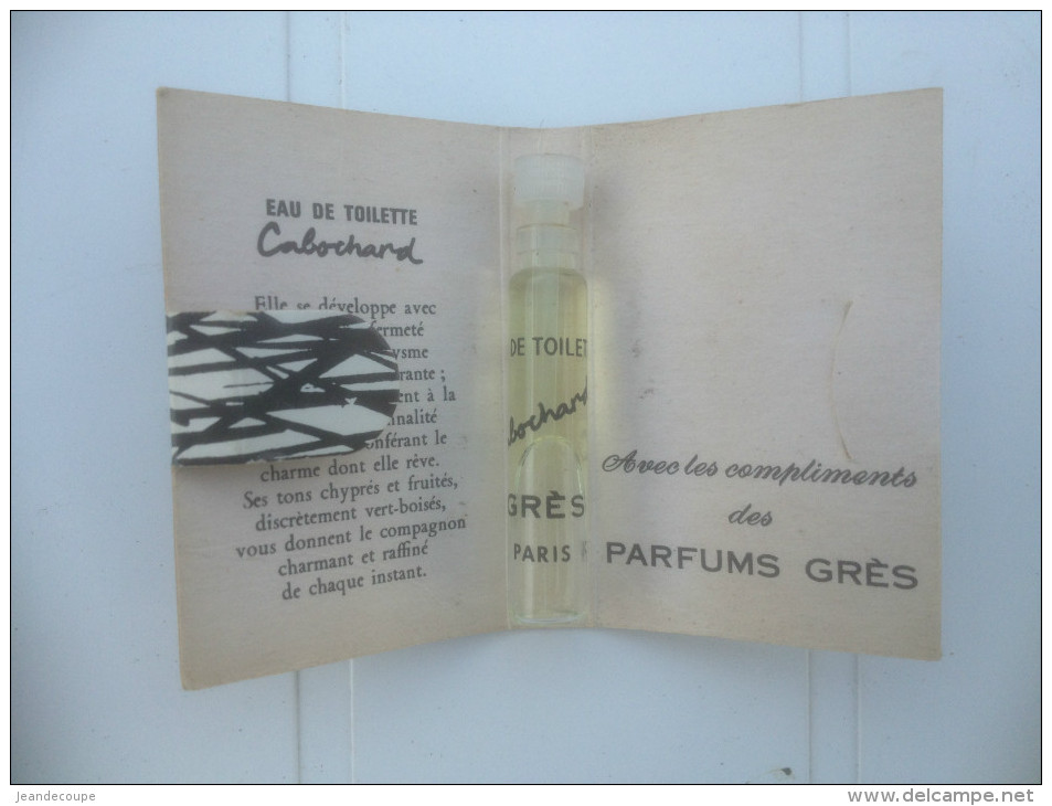 - Eau De Toilette - Parfum Grès - Cabochard - échantillon De  Parfum - - Muestras De Perfumes (testers)