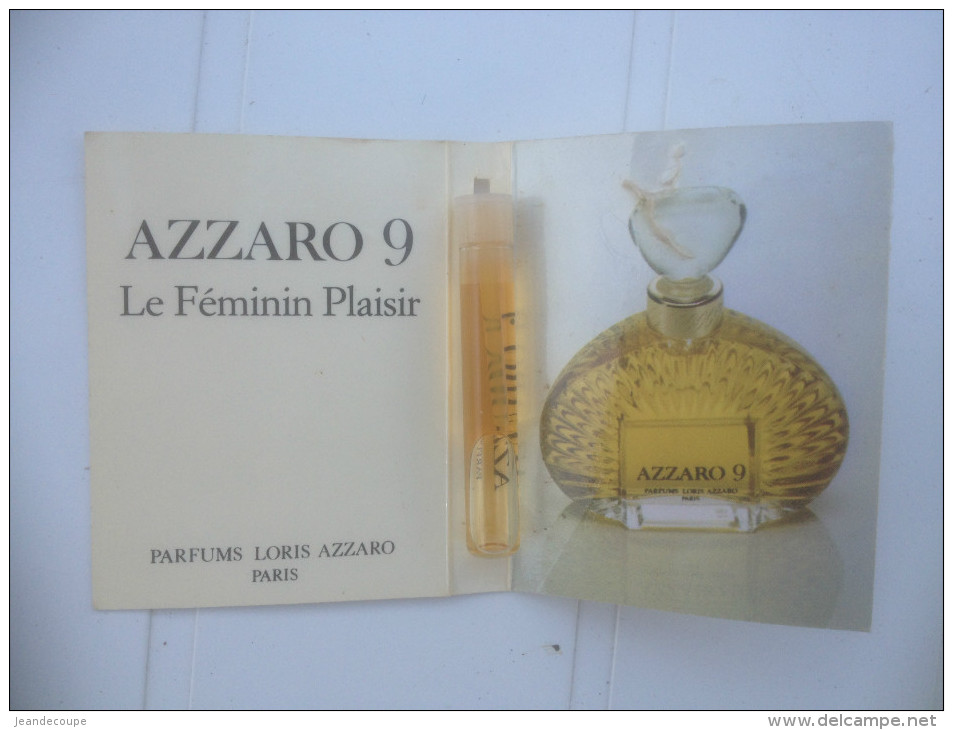 - Eau De Toilette - Parfum  - échantillon De  Parfum - Azzaro 9 - Loris Azzaro - - Campioncini Di Profumo (testers)