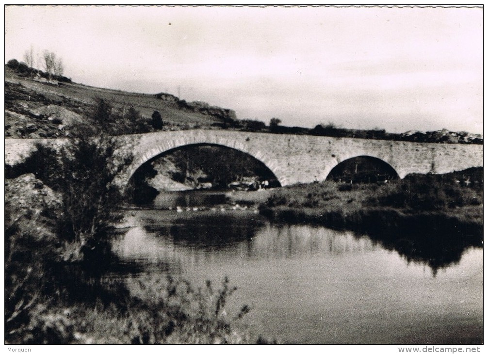 14942. Postal Photographique RECOULES D'AUBRAC (Lozere). Pont De Gournier Sur Le BES - Aumont Aubrac