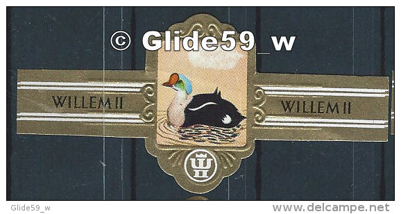 Bague De Cigare - Willem II - Série XI - N° 2701 - Eider à Tête Grise - Bagues De Cigares