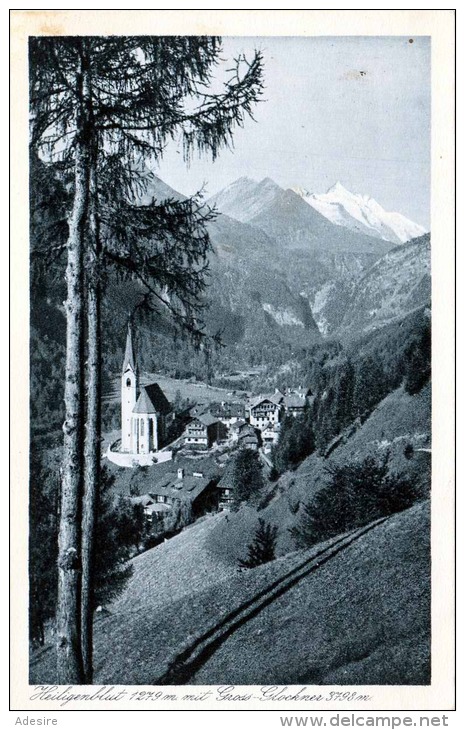 HEILIGENBLUT Mit Gross Glockner, Gel.1929, Postablage Kolm-Saigurn, P.Rauris - Heiligenblut