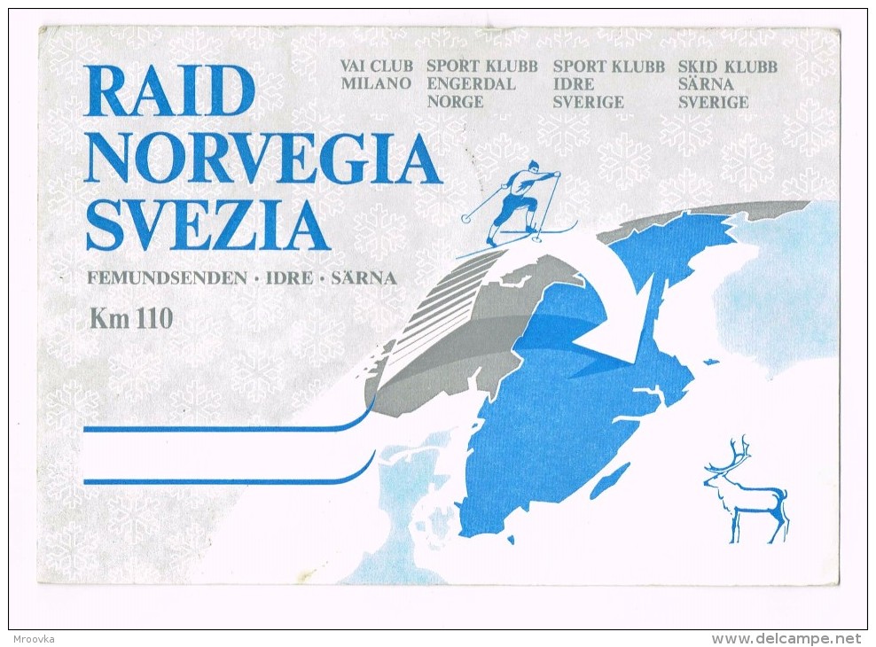 RAID NORVEGIA SVEZIA - MILANO ENGERDAL IDRE SäRNA  1978 - Suède