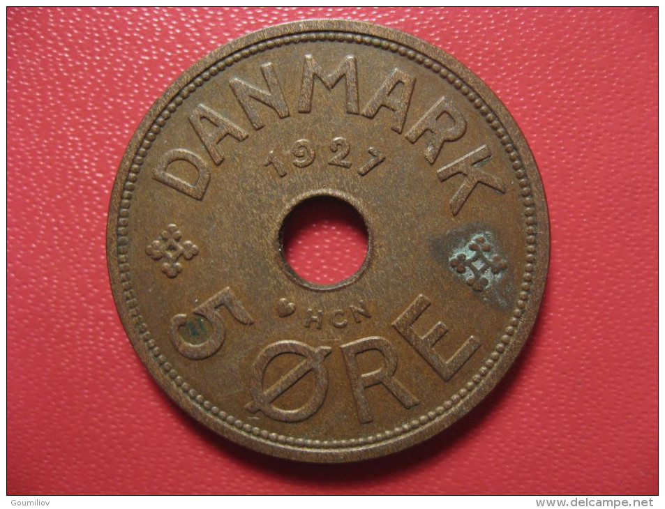 Danemark - 5 Ore 1927 1631 - Denmark