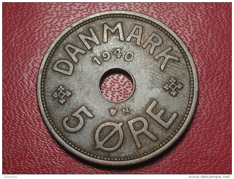 Danemark - 5 Ore 1940 1615 - Dänemark