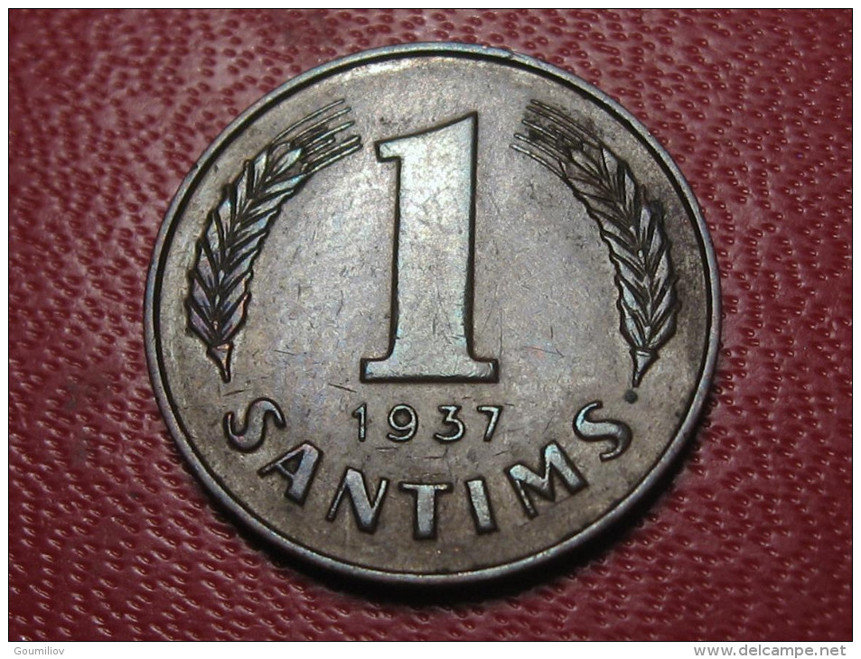 Lituanie - 1 Santims 1937 1767 - Lituanie