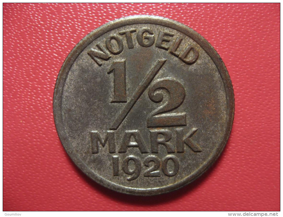 1/2 Mark 1920 - Notgeld - Stadt Warendorf 1580 - Monétaires/De Nécessité